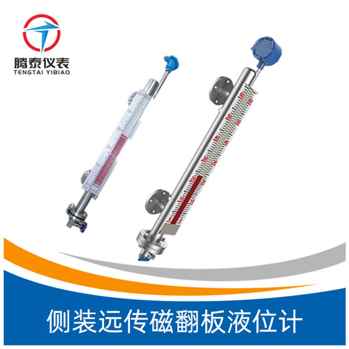 <b>側(cè)裝遠(yuǎn)傳磁翻板液位計(jì)</b> <b>側(cè)裝遠(yuǎn)傳磁翻板液位計(jì)</b>